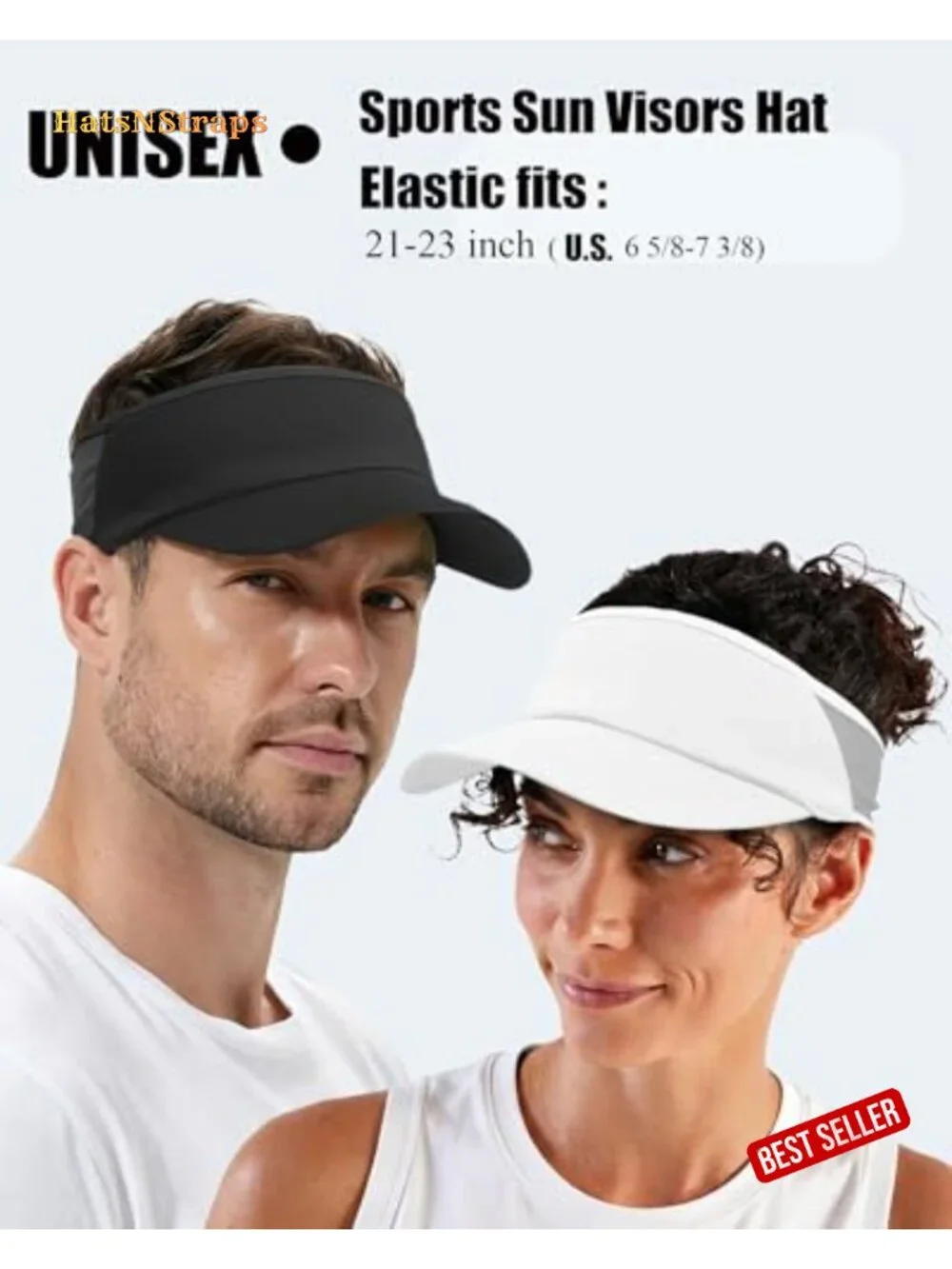 UV Protection Stretchy Visor Hat for Running Tennis Golf